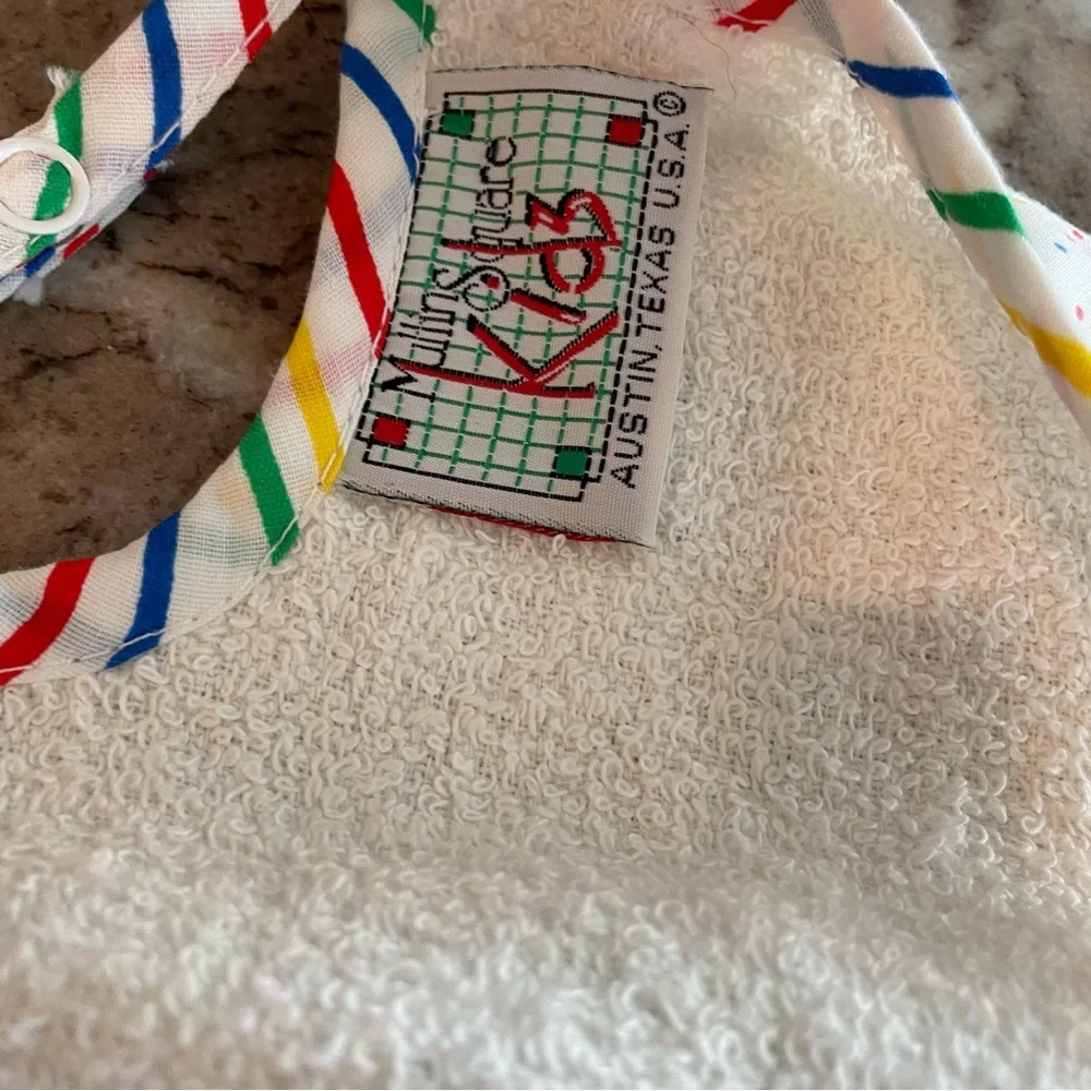 Mullins Square 90's Baby Pull-Over Bib Made in Austin Tx